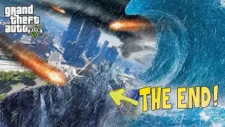 GTA 5 Apocalypse  - EVERY Natural Disaster Mod! (Tsunami Mod Meteor Shower Mod & Tornado Mod)