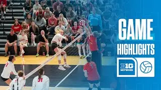 Bowling Green at Ohio State | Highlights | Big Ten Volleyball | 09/22/2024