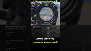 😱 BGMI Scope Setting 2x 3x 4x 6x 8x | New Best Sensitivity Settings | No Recoil #shorts #bgmi #viral