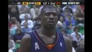 J.Richardson - Warriors at Jazz - 3/23/02 (Half-Court Shot)