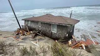 Watch: Another Outer Banks house collapses into ocean