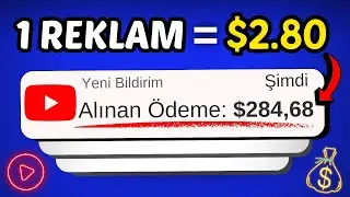 REKLAM İZLEYEREK 30 SANİYEDE $2.80 PARA KAZAN!💰- İnternetten Para Kazanma Yolları