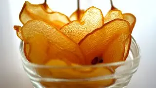 Декор из груш/грушевые чипсы 