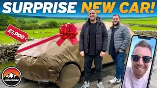 WE BOUGHT MATT A SURPRISE 'RUST TO ROME' CHALLENGE CAR!