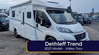 Dethleff Trend - 2021 Motorhome UK - Fixed Island Bed Video Tour