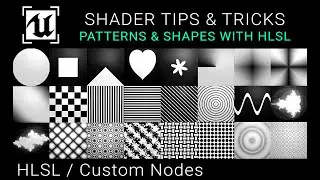 Unreal Engine 5.3 - Shape & Pattern Generation In HLSL