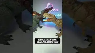 Slash Attackin’ Spino vs All-Out-Attack T-Rex