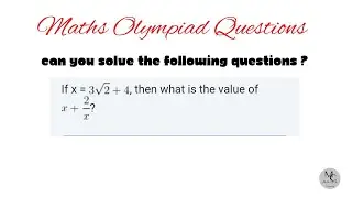 International Maths Olympiad Questions 😎 // Everyone should know this trick 👍 #video 🔗