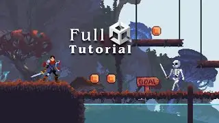 Full Course on How to make a 2d game in UNITY with C# | Beginners& Intermediate