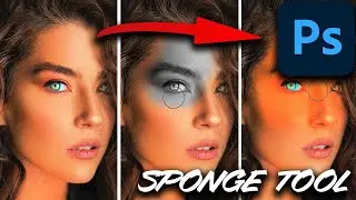 Photoshop Sponge Tool Tutorial
