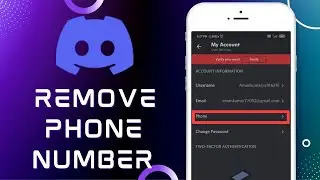 How to Remove A Phone Number From A Discord Account | Remove Phone Number (Discord) @Noteartener