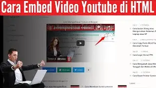 Cara Menyematkan atau Embed Video Youtube di Html