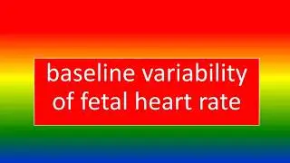 what is baseline variability of fetal heart rate ?