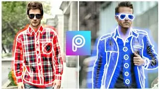 Tutorial PicsArt | Edit Neon Glowing Clothes|