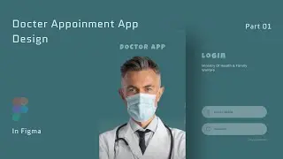 New Trand Docter App Design In Figma | (Splash + Login ) |  Figma Design Tutorial | 2022