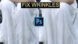 How to remove wrinkles from clothes in Photoshop - Iron Wrinkles in Photoshop