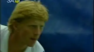 Boris Becker vs. Andrew Castle US Open 1987 3rd round