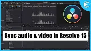 Sync Audio and Video in Davinci Resolve 15