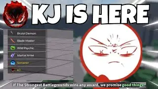 The Strongest Battlegrounds KJ IS FINALLY ON THE CHARACTER SELECT + INNOVATION AWARDS UPDATE