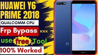 Huawei y6 prime 2018 frp bypass || Qualcomm chipset use free tool 100% worked || Huawei ATU-L31 FRP