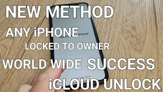 New Method Any iPhone Locked to Owner Remove✔️iCloud Activation Lock Unlock Success✔️