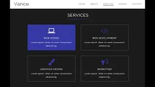How To Make a Complete Website From Scratch Using HTML CSS and JS 2020 (Part 3: Services section)