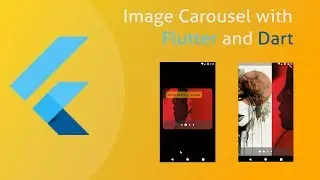 Image Carousel with Flutter framework with basic animation using VS Code(without vocal)