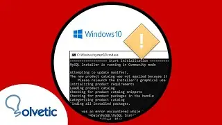 ❌ DISABLE MySQL INSTALLER is RUNNING in COMMUNITY MODE CMD prompt Windows 10 | ManifestUpdate