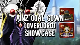 Showcasing Ainz Ooal Gown (Overlord)  | The Supreme One | Anime Champion Simulator