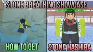 (114 NEW CODE) Stone Breathing Showcase & How To Get! Fighting the Stone Hashira | Slayers Unleashed