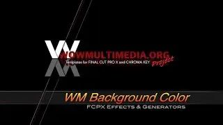 WM Background Color - Free effect for Final Cut Pro X