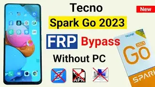 Tecno Spark Go 2023 Frp Bypass Android 12 | Tecno (BF7) Google Account Bypass Without Pc