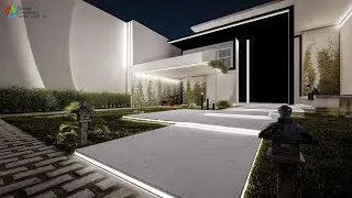 LUMION 11 | Exterior Villa Walkthrough Render - 4K