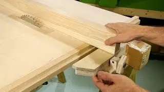 Homemade table saw fence