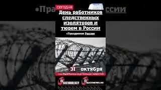 Сегодня, 31 октября , День работников следственных изоляторов и тюрем в России