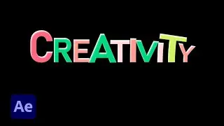 Simple Text Animation After effects - Tutorial - Creative text animation beginners friendly tutorial