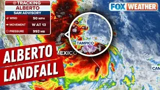 Tropical Storm Alberto Makes Landfall In Mexico As Heavy Rain Continues To Lash Texas