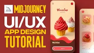 How To Use Midjourney To Create UI/UX App Design - Tutorial Midjourney 2024