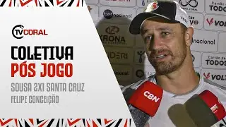 TV Coral - Coletiva pós jogo com Felipe Conceição - Sousa 2x1 Santa Cruz - Série D 2023