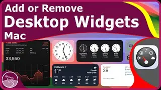 How to Add or Remove Desktop Widgets on Mac [macOS Sonoma]