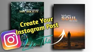 Create Your Instagram Post Like This... #trending