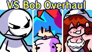 Friday Night Funkin VS Bob Overhaul Canceled Build + Cutscenes | Ron & Little man (FNF Mod) (BF/GF)