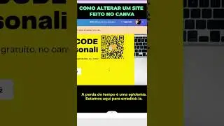 Como alterar um site feito no canva