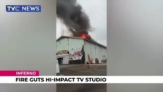 [Watch] Fire Guts Hi Impact TV Studio