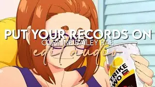 edit audio - put your records on (corinne bailey rae)