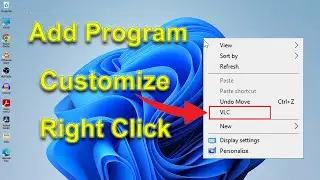 How to add Programs to Windows 10 Right-Click Menu Context