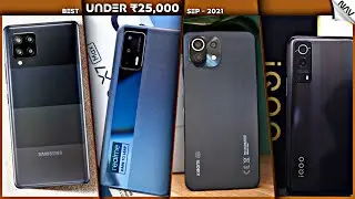 TOP 6 Best Smartphones UNDER 25000 (2021)