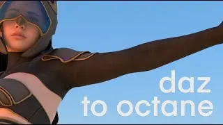 quick tips: Daz to octane materials (easy)