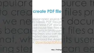094 - How to create PDF file from Text file in C#