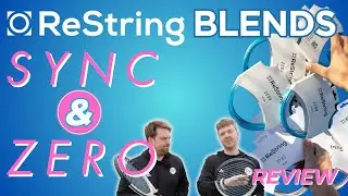 REVIEW: ReString Zero AND Restring Sync | The Two Best tennis strings together | Hybrid Strings